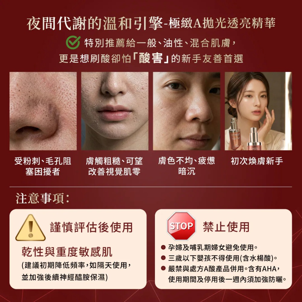 德美凱 極緻A拋光透亮精華