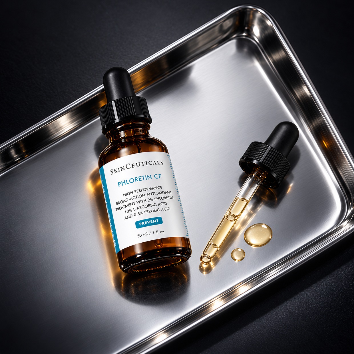 PCF無瑕煥白抗氧化精華:10% 左旋 C 搭配根皮素 PCF無瑕煥白抗氧化精華:10% 左旋 C 搭配根皮素